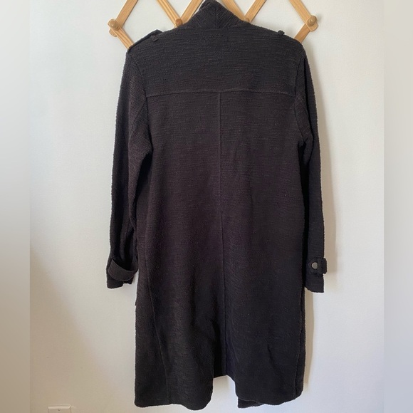 BB Dakota Revolution Drapey Bouclé Trench Coat - Picture 7 of 10